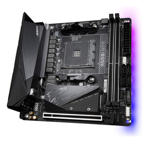 Placa-mãe Gigabyte B550i Aorus Pro Ax Am4 Amd Ddr4