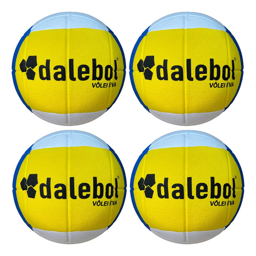 Kit 4 Bolas De Vôlei Praia Quadra Campo Piscina Qualidade