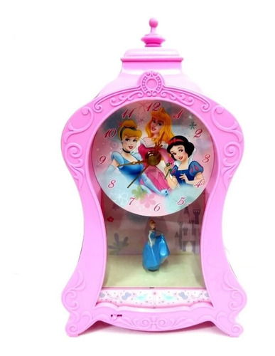 Reloj De Mesa A Cuerda Princesas Disney Licencia Oficial