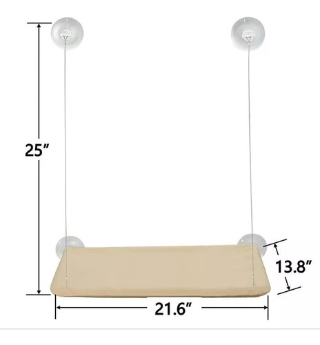 Imagen 2 de 6 de Hamaca Cama Colgante Para Gatos