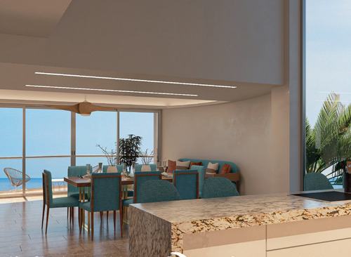 Penthouse En Venta En La Playa. Chicxulub Puerto, Yucatán