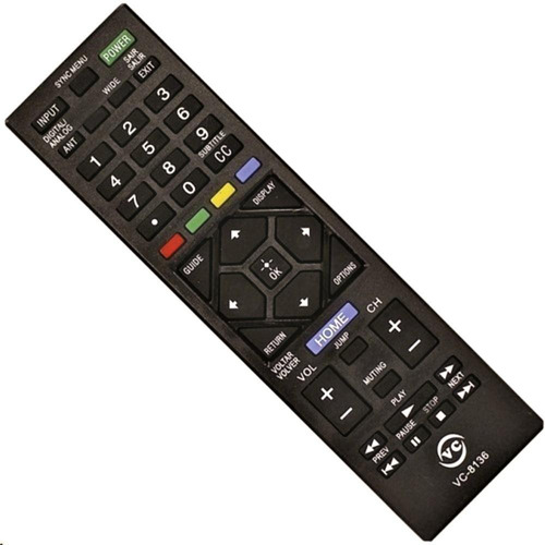 Controle Universal Compatível Sony Rm-yd093 Lcd Led Plasma