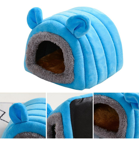 Cueva De Cama De Erizo Nido De Hámster Cálido Para Mascotas