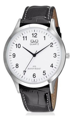 Reloj By Q&q Hombre Plateado C212 Garantía Oficial