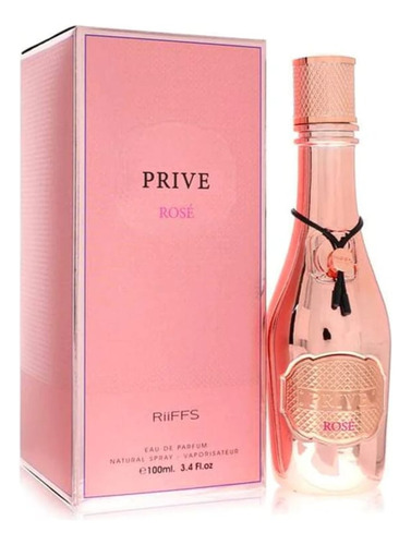 Perfume Árabe Original Dama Prive Rose 100ml Riffs