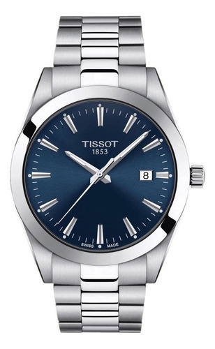Relógio Tissot T-classic Quartzo Azul T127.410.11.041.00