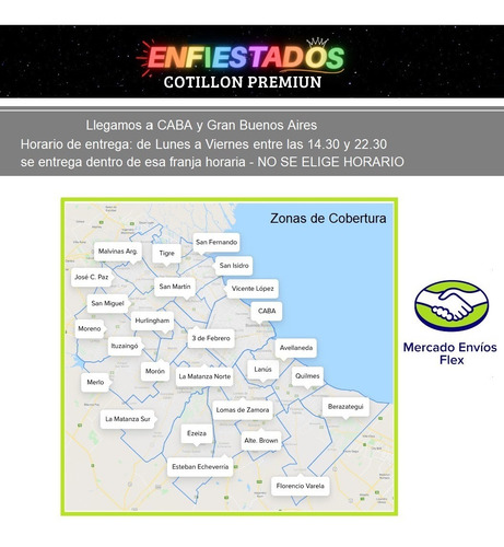 Imagen 5 de 8 de Guirnalda Banderin Banner Felicidades Confetti Cotillon