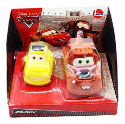Imagem 3 de 3 de Coleção Carros De Vinil Cars Luigui E Matter - Lider 629