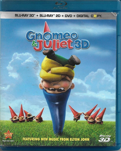 Gnomeo & Juliet 3d ( 3 Discos)