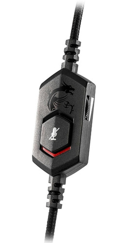 Imagen 6 de 9 de Auricular Gamer Msi Gh30 Mic Immerse Gaming Pc Playstation 4