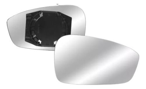 Lente Espelho Retrovisor Com Placa Fiesta 14 15 16 17 18 19