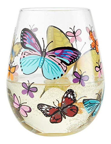 Enesco Designs By Lolita Butterfly Copa De Vino Sin Tallo Ar