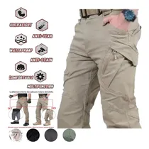 Comprar Calças Táticas Com Vários Bolsos De Trabalho Masculino