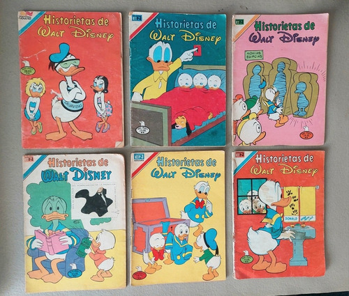 6 Comics De Historietas De Walt Disney, 80s