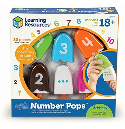 Paletas De Juguete Smart Snacks Number Pops