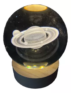 Lámpara Esfera 3d Saturno