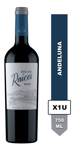 Vino Andeluna Raices Malbec 750ml