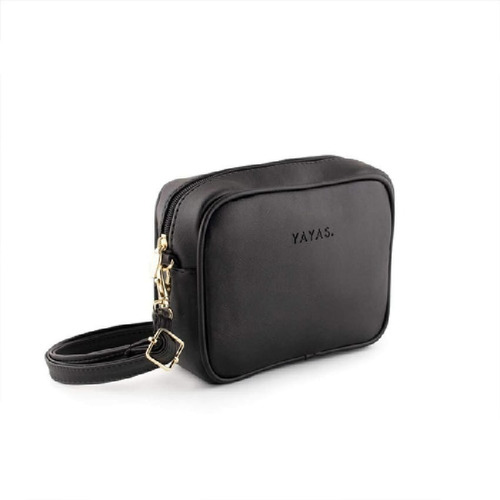 Cangurera Crossbody Correa Ajustable Hombro Cintura Negro