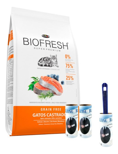 Alimento Gato Castrado Biofresh Adulto 7.5 Kg + Quita Pelos