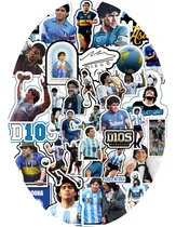 Comprar Stickers Vinilo Etiqueta X20 Diego Maradona Termo Casco