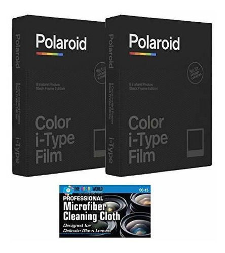 Imposible Polaroid Color Glossy Instant Film Black