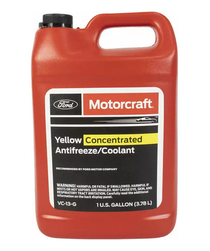 Refrigerante Amarillo Concentrado Motorcraft Explorer Fx4
