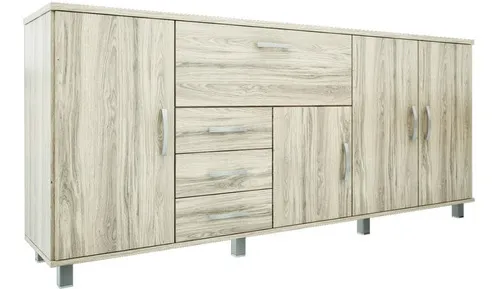 comprar Bahiut Vajillero 2.26 Cajones Con Correderas Orlandi Colores Color Abedul