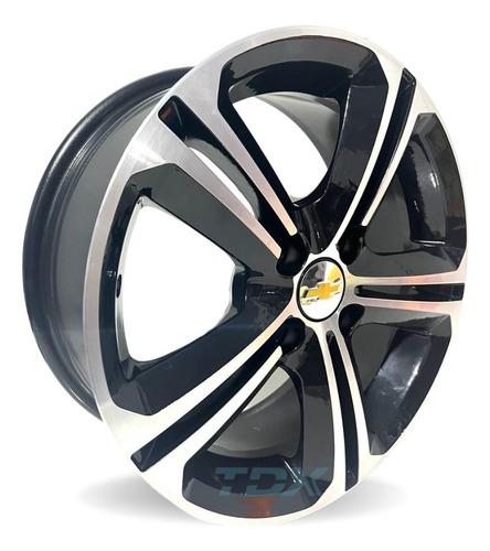 Rodas Gm Celta Onix Agile Spin Aro 15 4x100 (jogo) + Bicos Cor Preto Diamantado