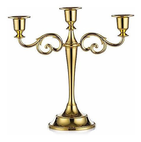 Candelabro Con Forma De Candelabro De Oro Sziqiqi Candelabro