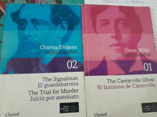 Libros Coleccion Ingles Español Dickens Wilde 1 Y 2 