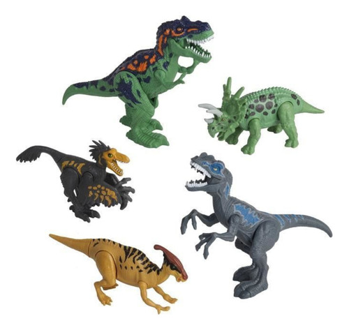 Dinossauro Dino Valley Coleção 5 Dinotracker Chap Mei Cor Marrom