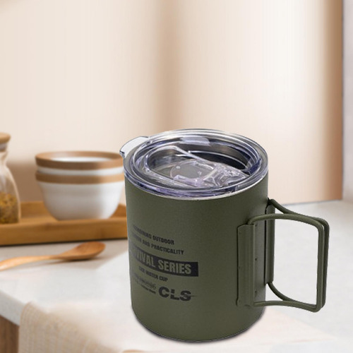 Taza De Camping, Taza De Camping Con Aislamiento Al Vacío,
