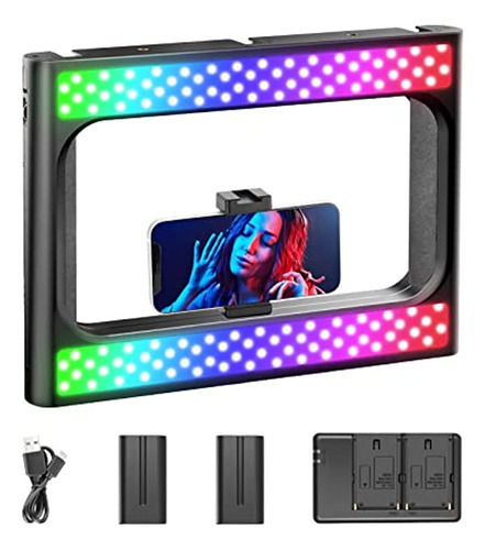 Neewer Rgb Led Ring Light Selfie Light, 360° Full Color, Sma