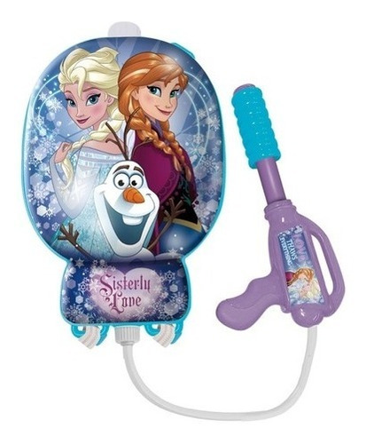 Pistola De Agua Water Backpack Disney Frozen Ditoys Niñas