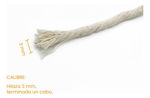 Hilaza De Algodón Para Macramé 3mm Kit 3pza Colores Color Vintage