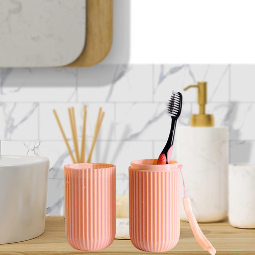 Suporte Para Escova De Dentes Com Capa Para Viagem, Estojo