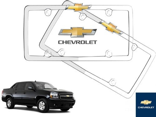 Par Porta Placas Chevrolet Avalanche 2008 Original