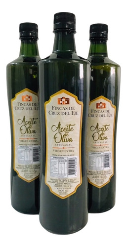 3 Aceite De Oliva Virgen Extra Fincas Cruz Del Eje X 1 Litro