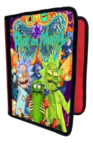 Carpeta A4 + Funda Sublimada De Rick And Morty T180