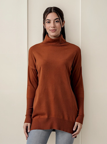 Poleron Oversized Tejido Bremer Juniper Knitwear Mujer