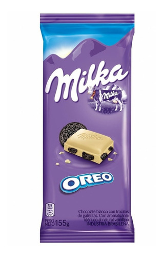 Milka Chocolate Blanco & Oreo 155gr - Cioccolato Tienda