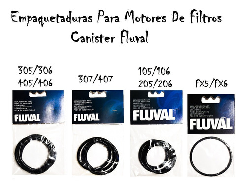 Empaquetaduras Para Motores De Filtros Canister Fluval 