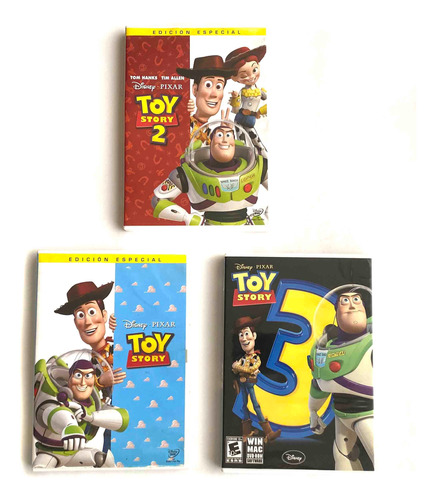 Dvd Trilogía Toy Story I - Il - Ill / Excelente  