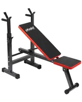 Comprar Banco Pesas Inclinado Pecho Plano Reclinable Gimnasio Multifuncional Gym Press Banca Máquina En Casa Soporte Paralelas Fondos Plegable Ejercicios Fitness  Mancuernas Abdomen Biceps Hombro Pbold