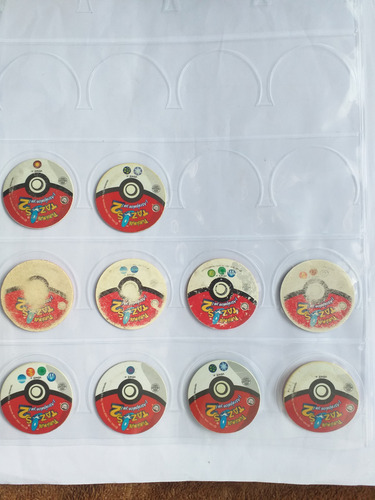 Colección Completa-tazos Pokemon 2d- Lenticulares + Pokebola (Usado)