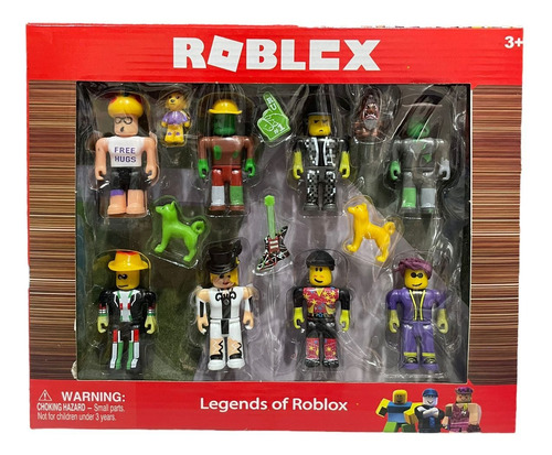 Caja Legends Of Roblox X8 Personajes + Accesorios