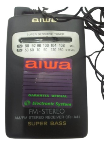 Radio Aiwa Am  Fm Cr-a41 Super Bass  Estereo 