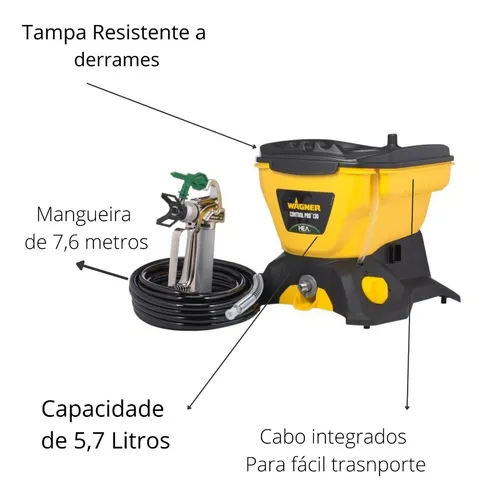Airless Control Pro 130 Power Tank 220v Wagner Hoje