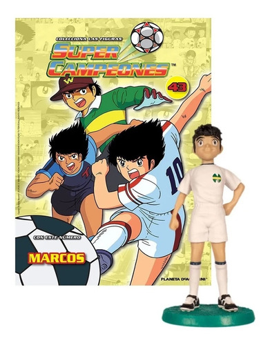 Figura Marcos N°43 Super Campeones Coleccionable