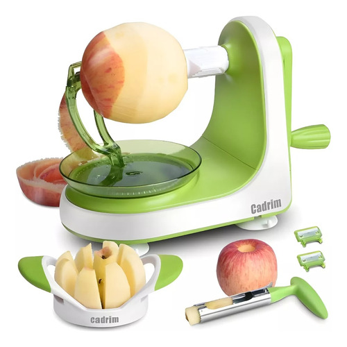 Maquina Peladora Frutas Verduras Manzanas Manual + Cortador